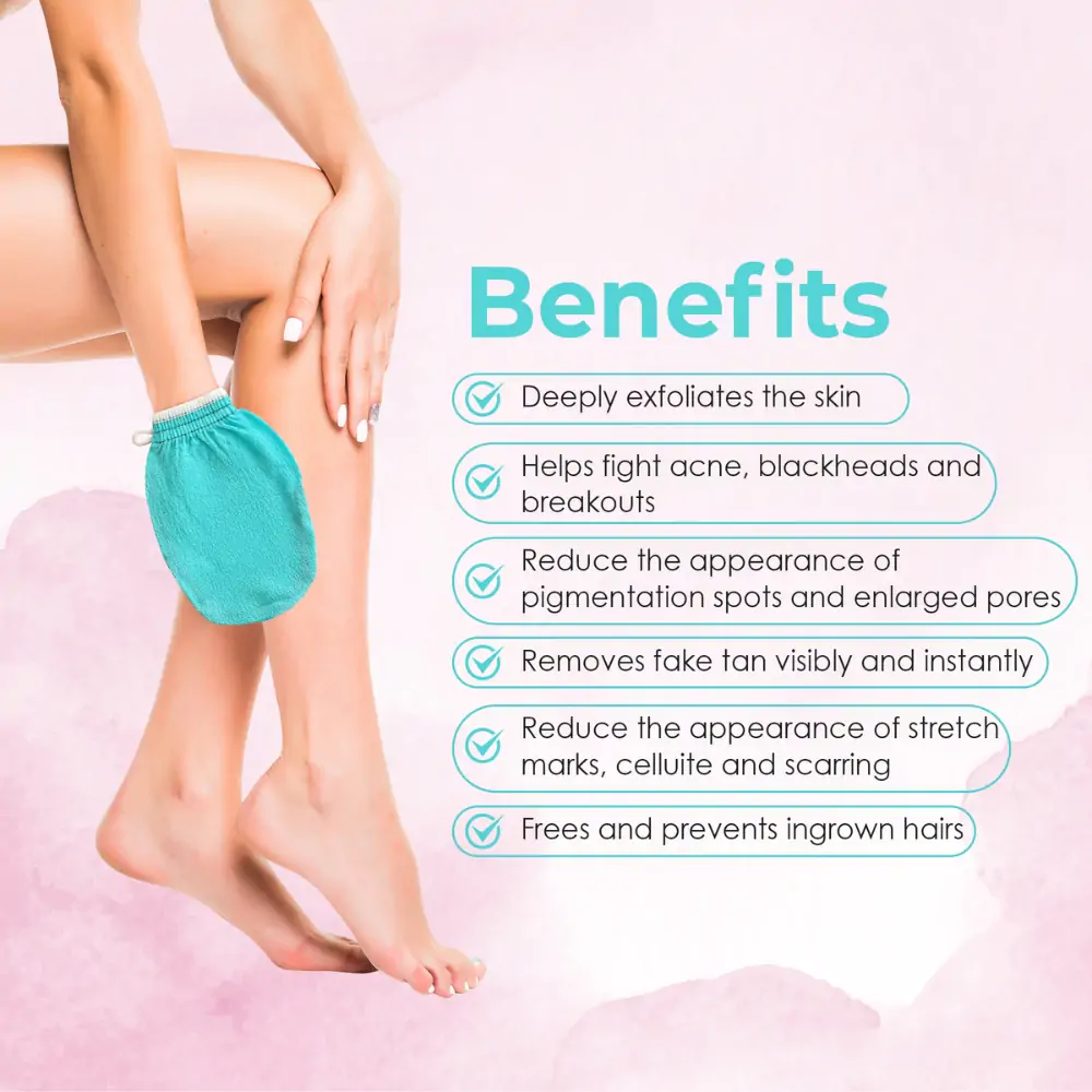 kessa gloves best pastes para bañarse el cuerpo pink exfoliating gloves loofah gloves women
