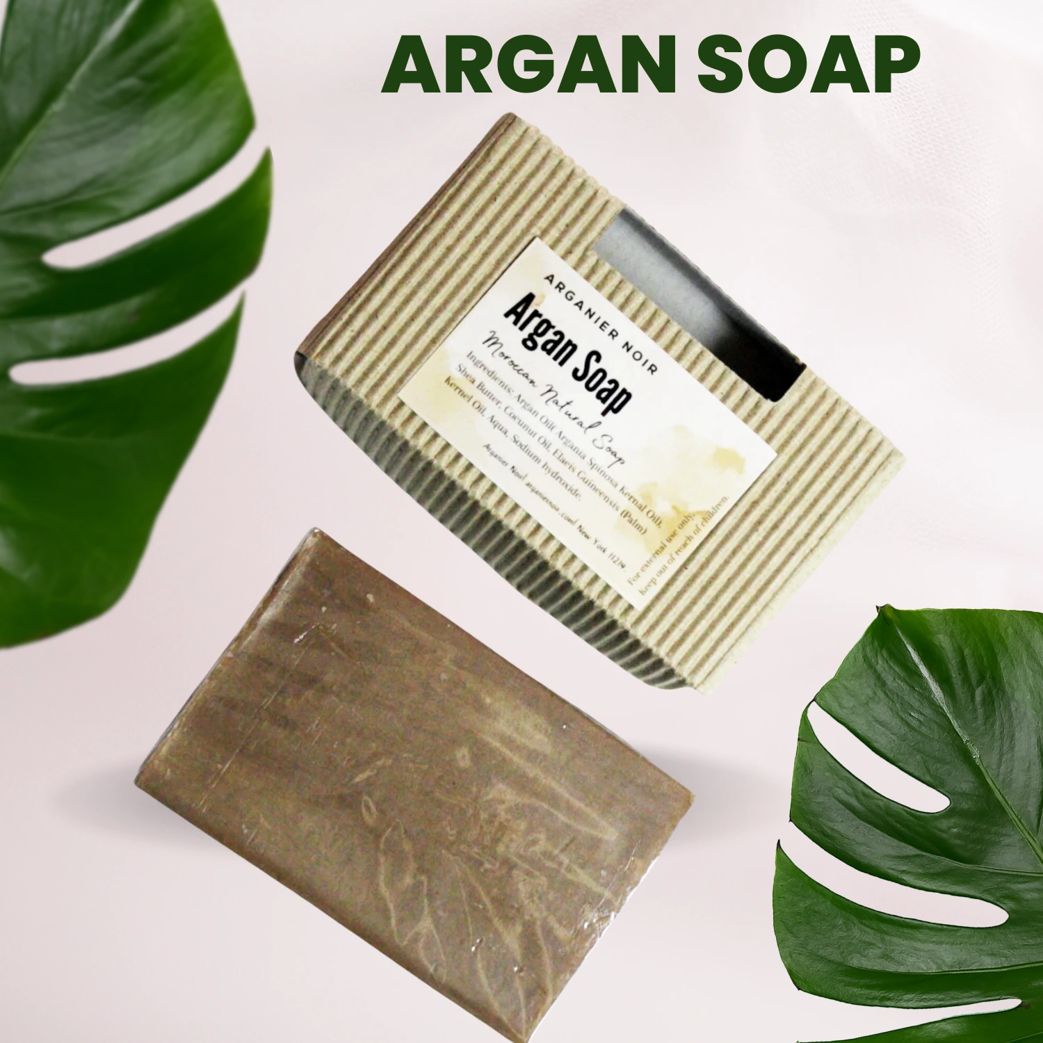 Black Soap with Argan